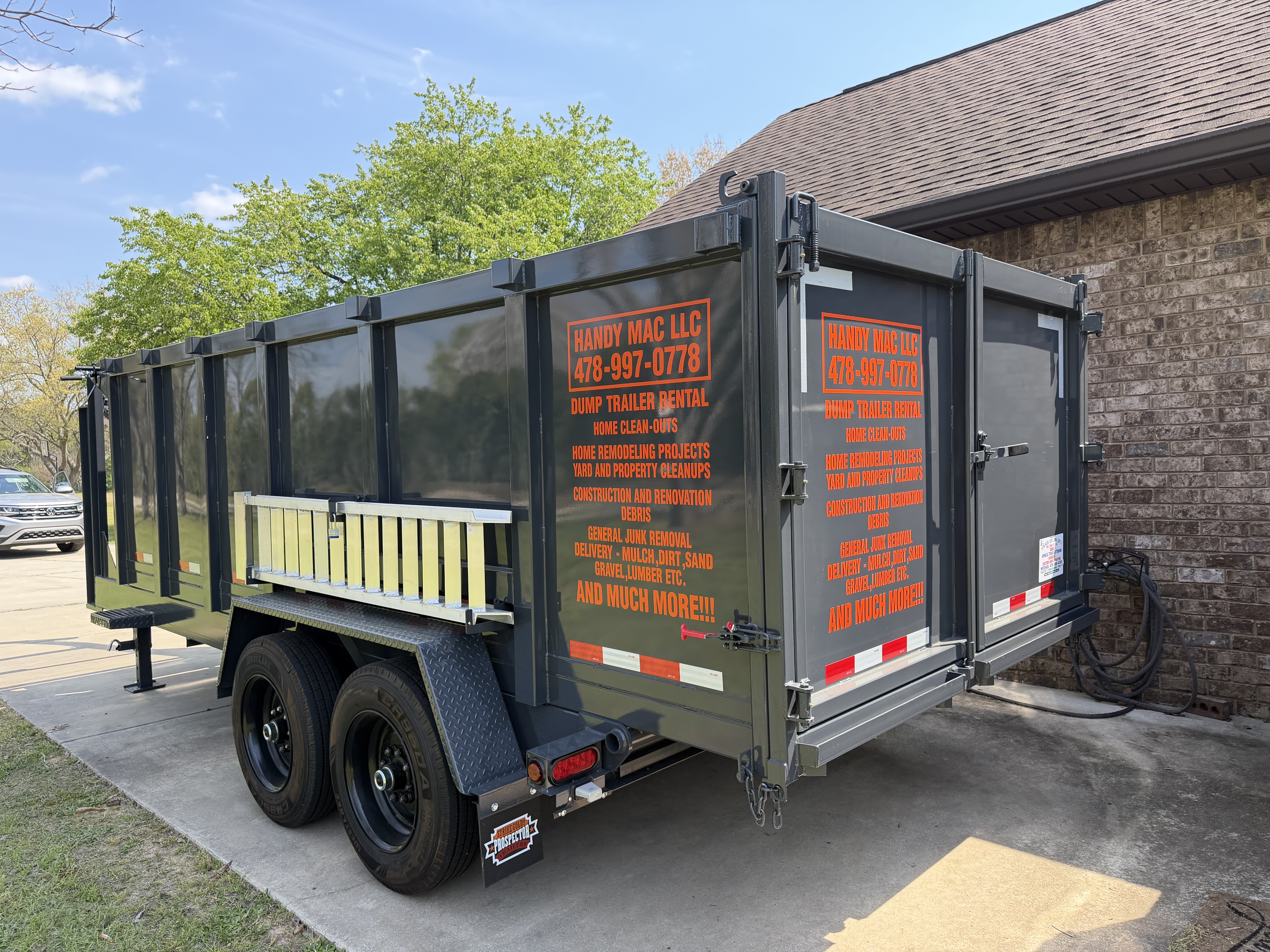 Dump Trailer Rental in Central Georgia